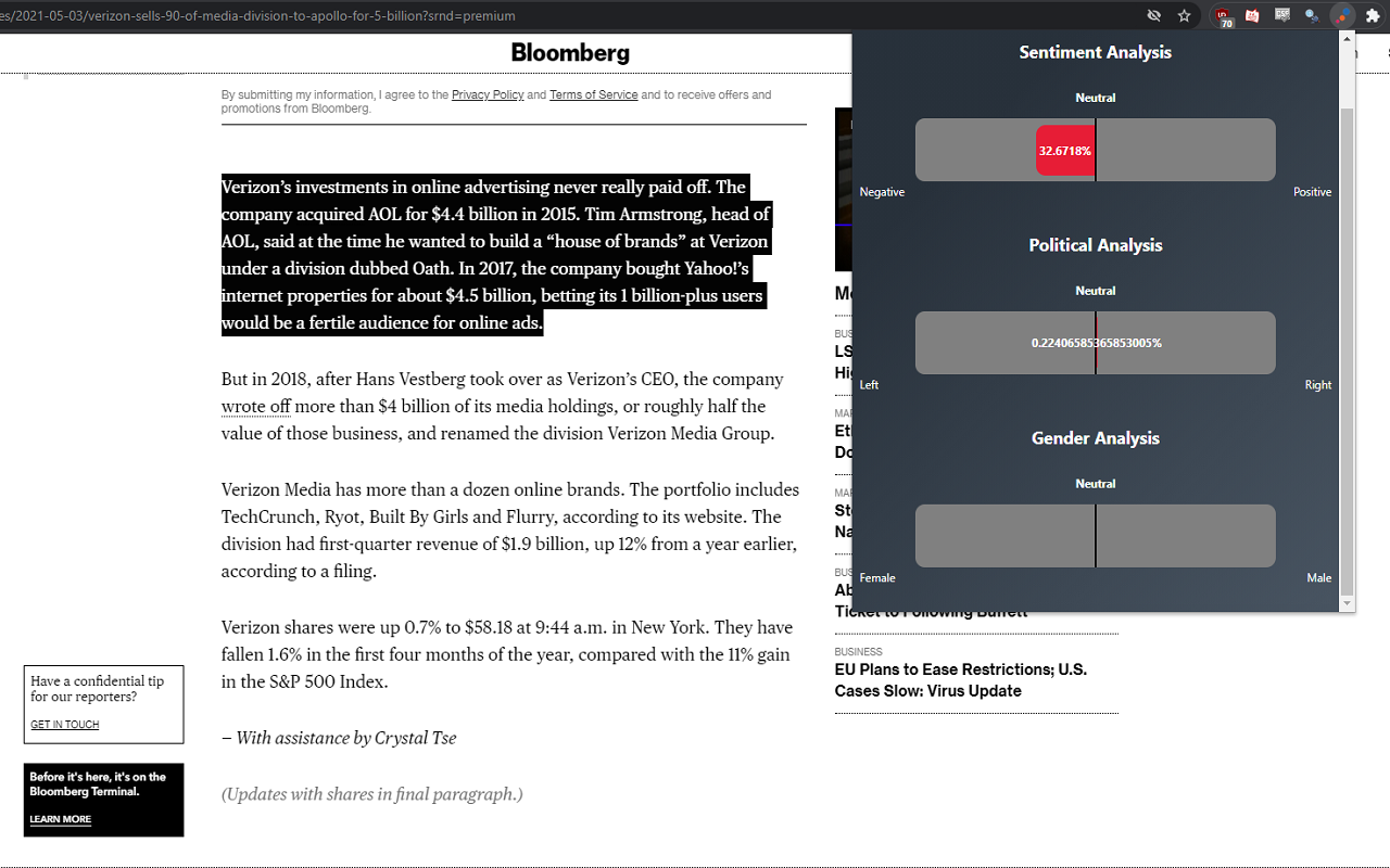 Text Bias Analysis截图1