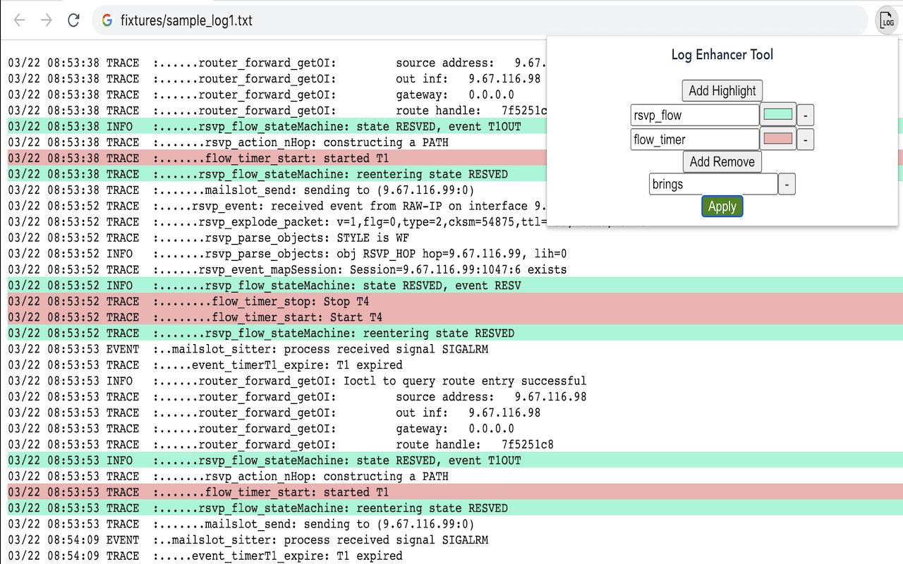 Log Enhancer截图1