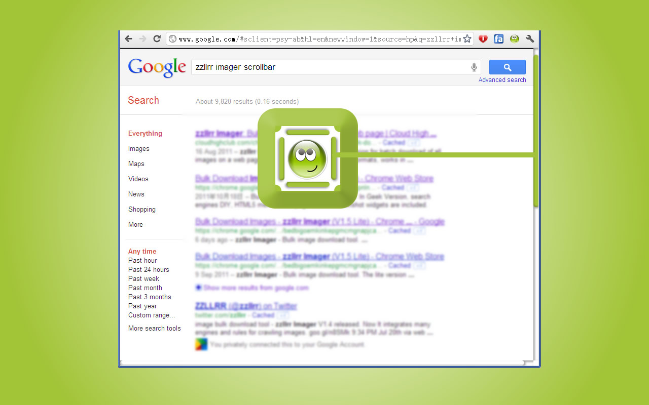Green Scroll Bar - Pure CSS3 (from ZIG)截图1