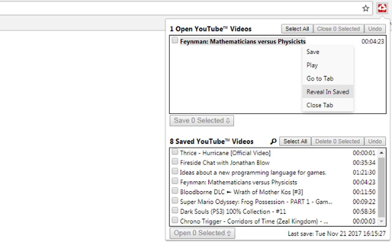 Video Recall for YouTube™截图3
