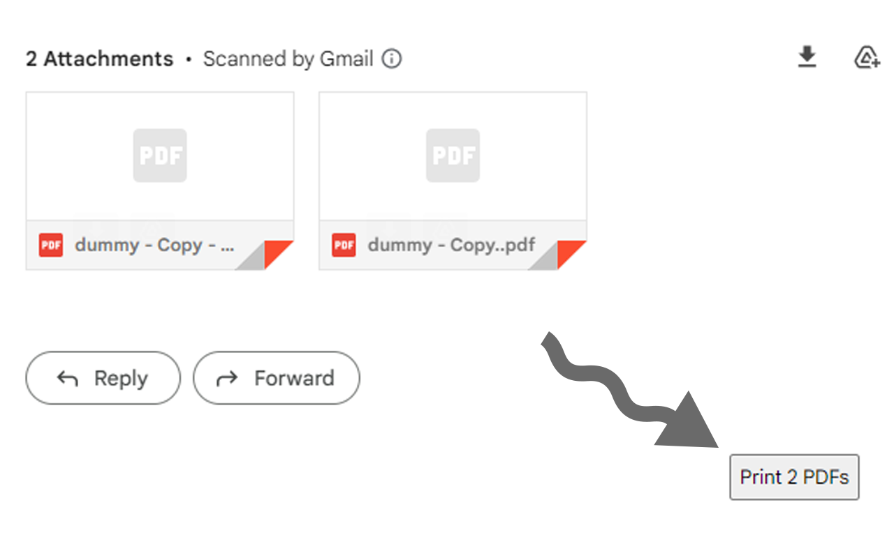 Print all Gmail attachments截图2