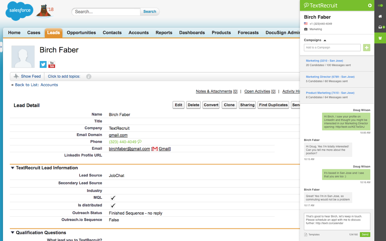 TextRecruit Extension截图3
