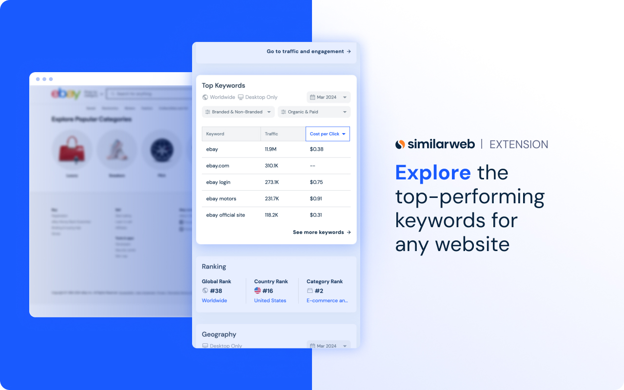 Similarweb - Website Traffic & SEO Checker截图3