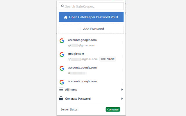GateKeeper Password Manager截图3