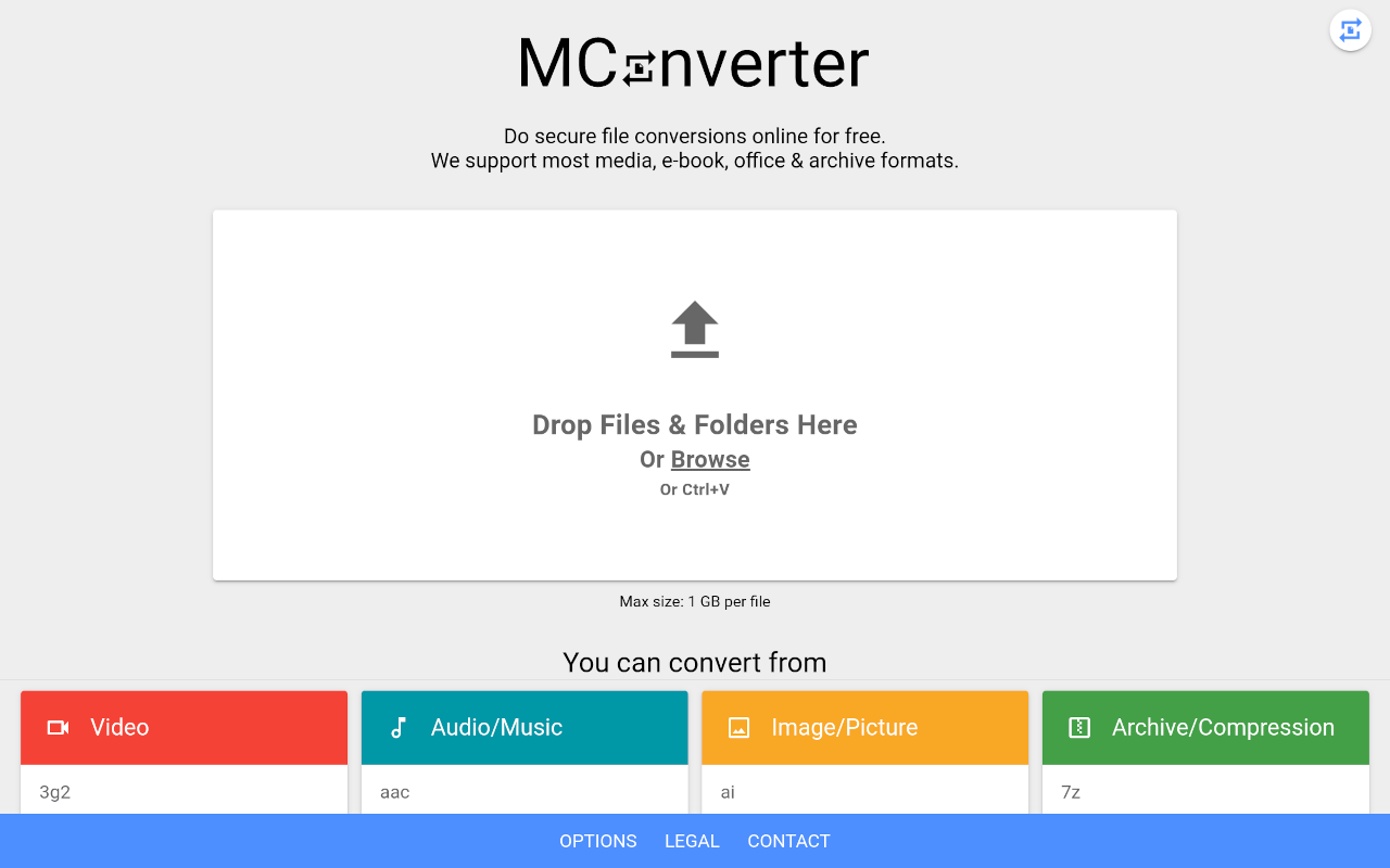 MConverter - 文件转换器:AVIF、JXL、WebP截图2