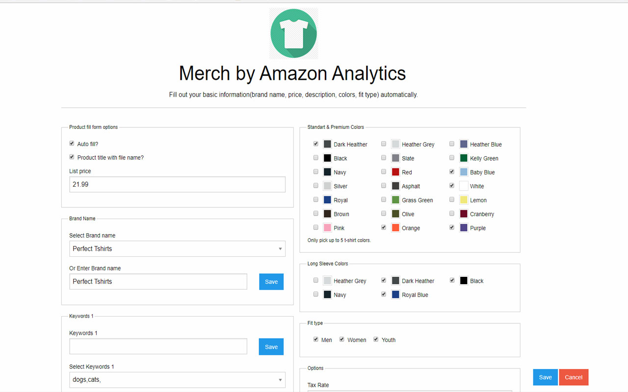 Merch By Amazon Analytics截图2