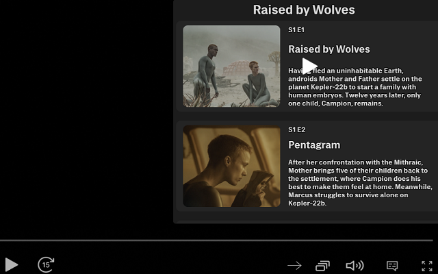HBO Max Episode Selector: HBO episode list.截图2