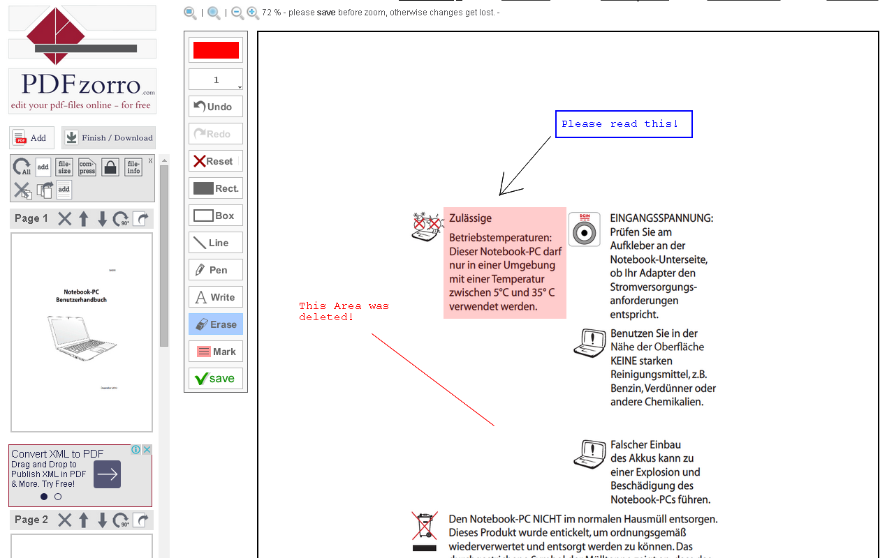 PDF Editor Extension - PDFzorro截图4