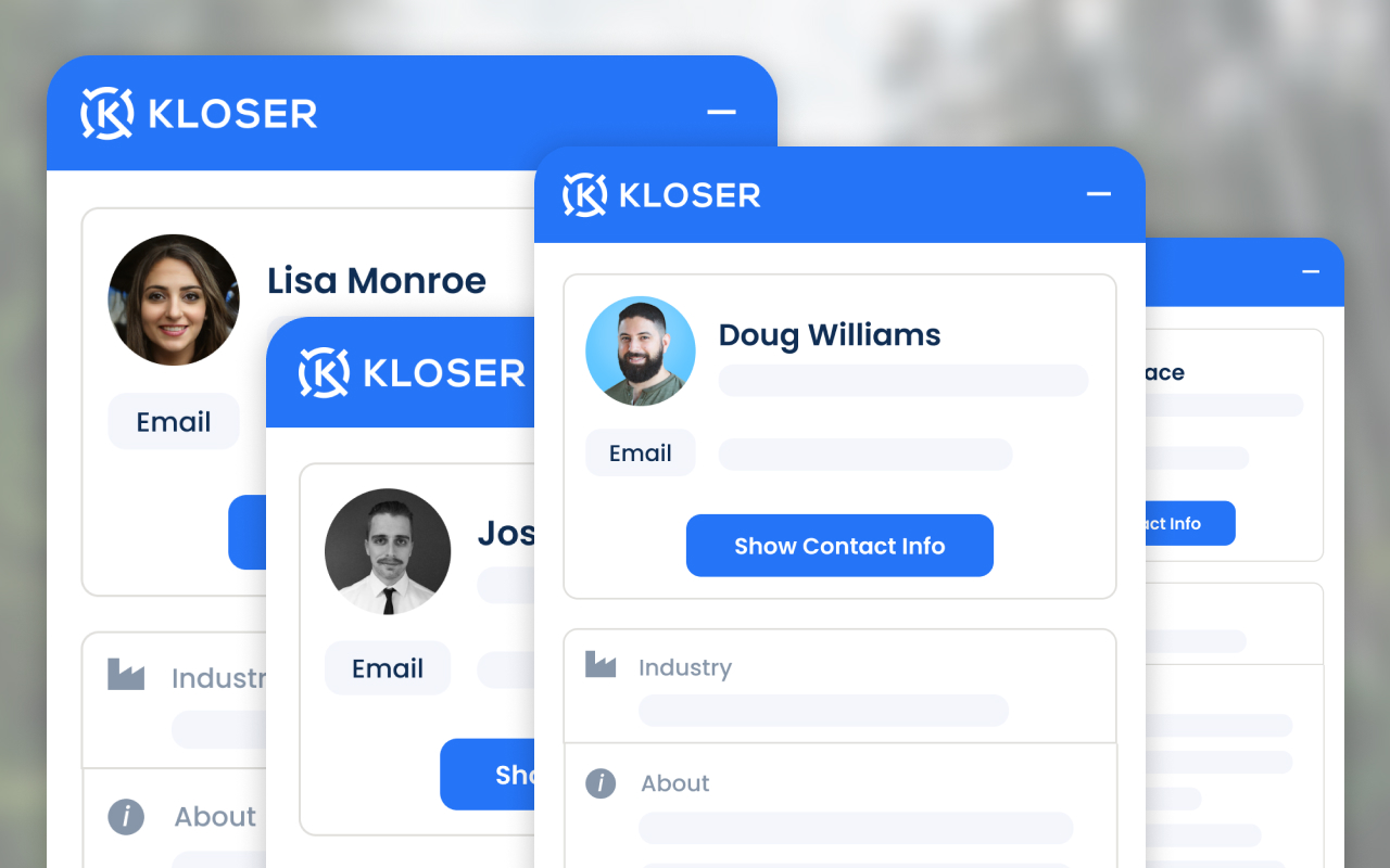Kloser - Find B2B Contact info with one click截图4