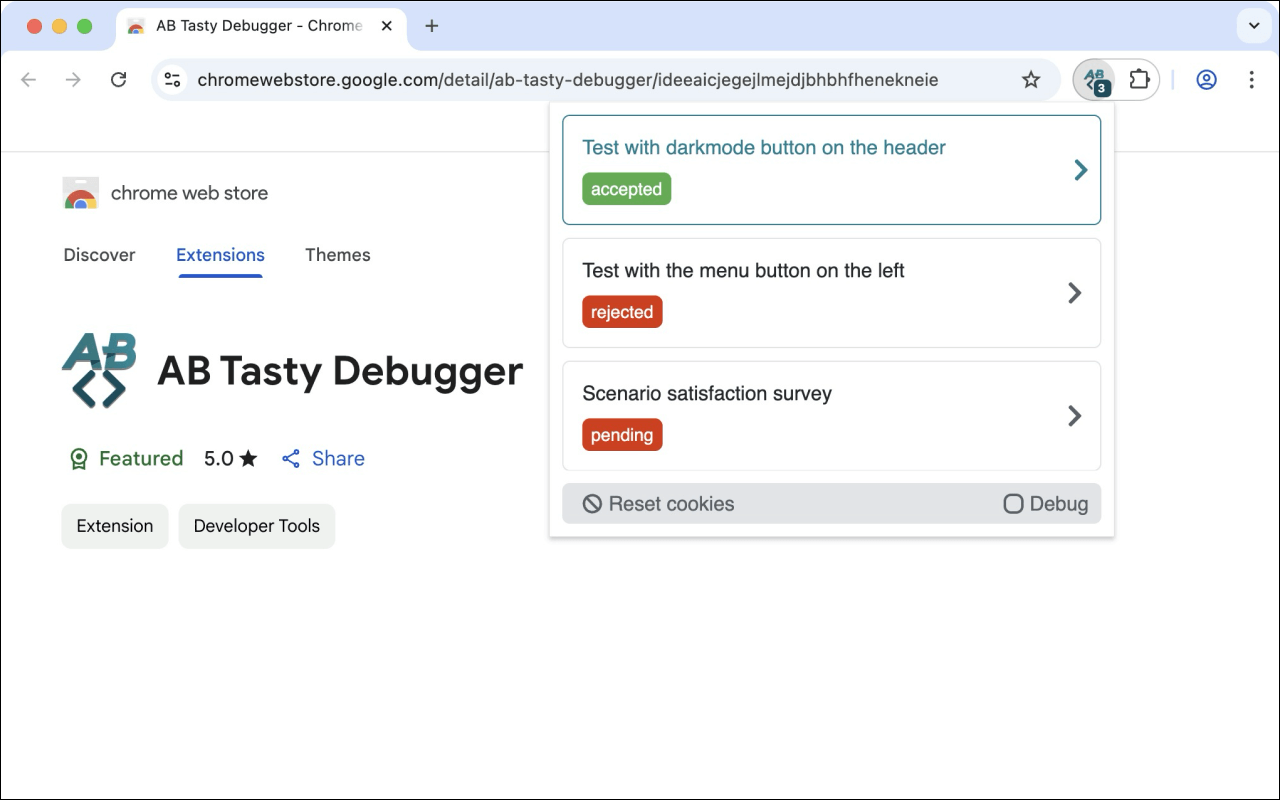 AB Tasty Debugger截图3