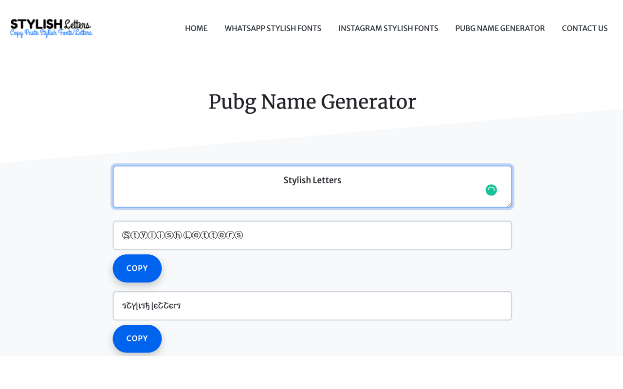 Stylish Fonts Generator(𝓒𝓸𝓹𝔂/𝓟𝓪𝓼𝓽𝓮)截图1