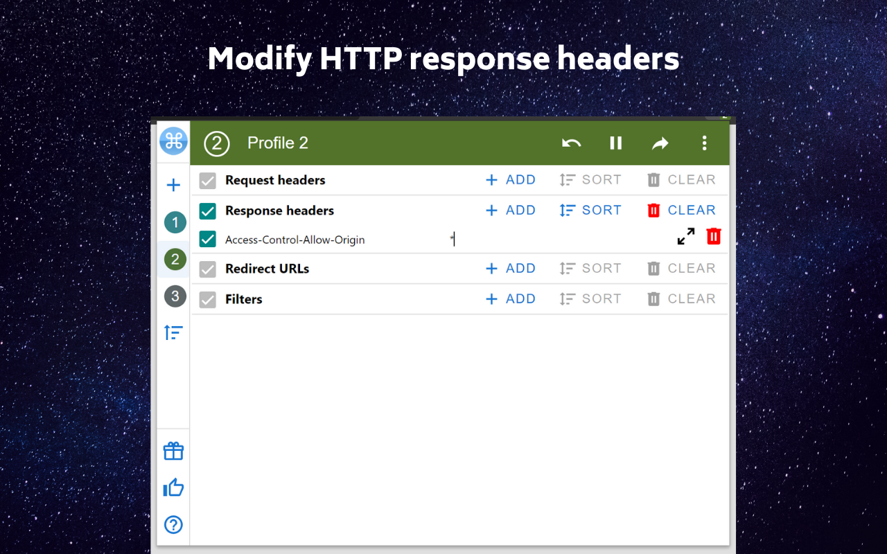 ModHeader - Modify HTTP headers截图1