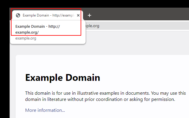 URL in title截图1