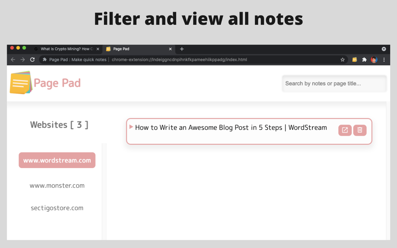 Page Pad : Make quick notes截图2