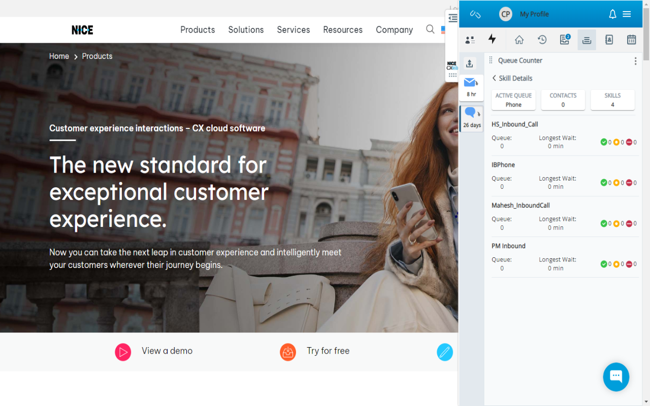 CXone Agent Extension截图1