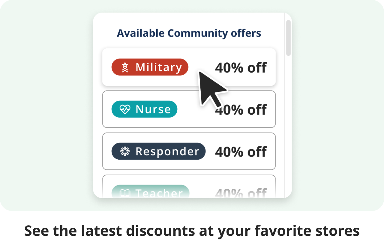 ID.me Shop: Discover Community Discounts截图1