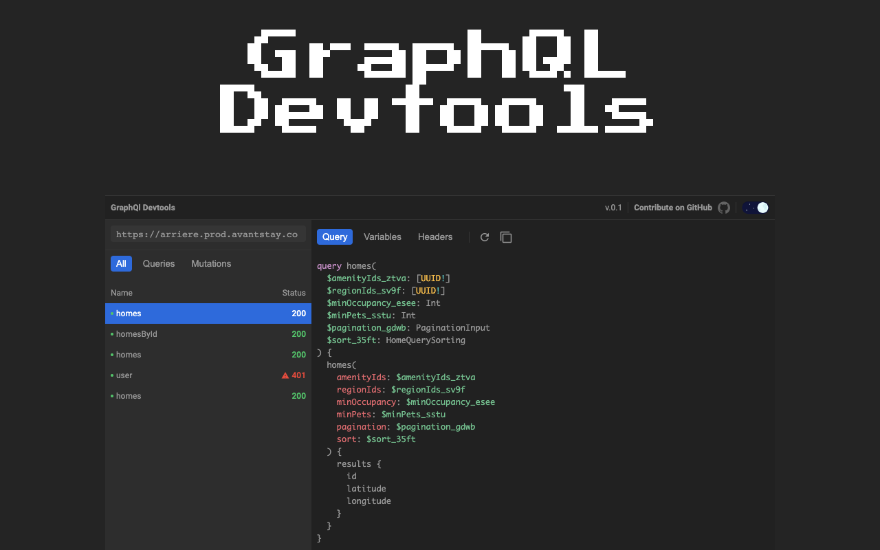 Graphql-devtools截图1