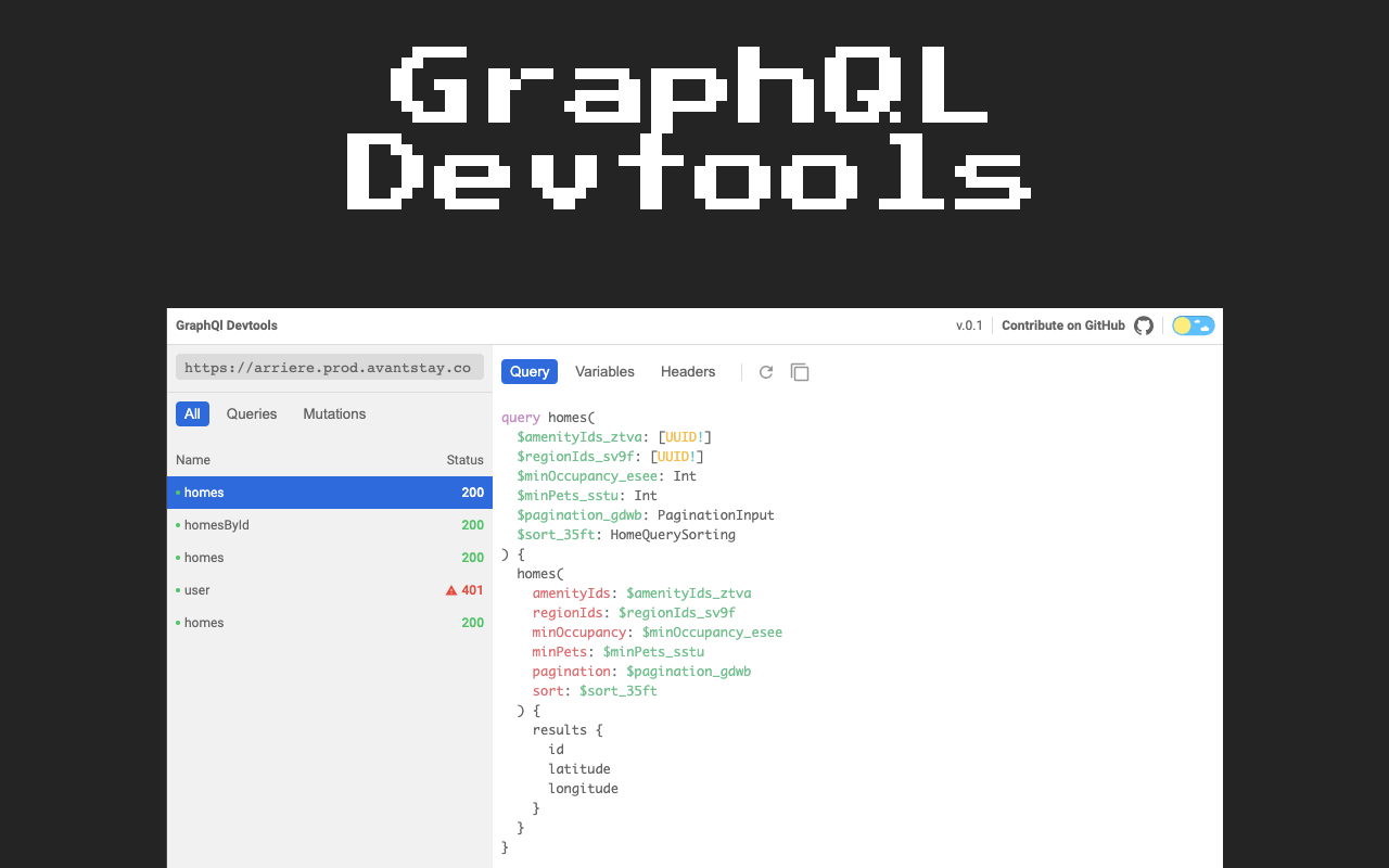Graphql-devtools截图2