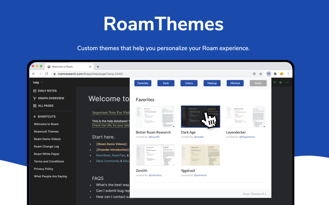 RoamThemes截图1