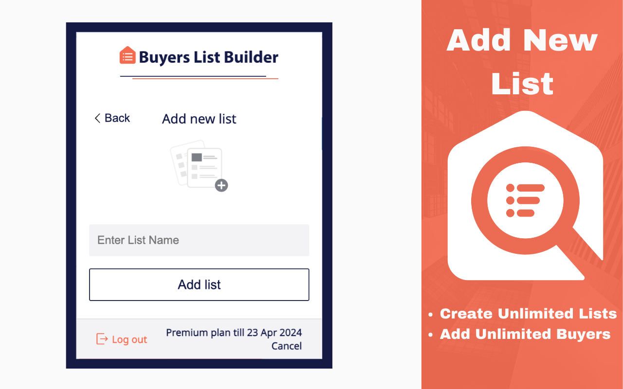 Buyers List Builder截图4