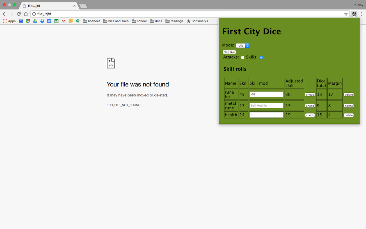 First City Dice (GURPS)截图1