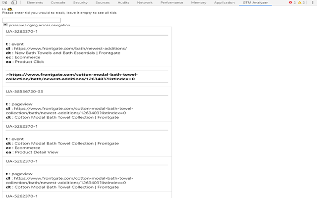 GTM Analyzer截图2