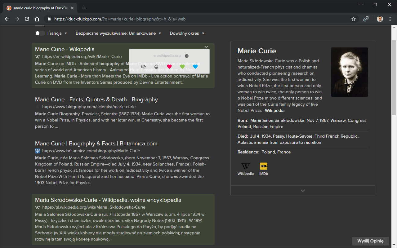 Highlight or Hide Search Engine Results截图1