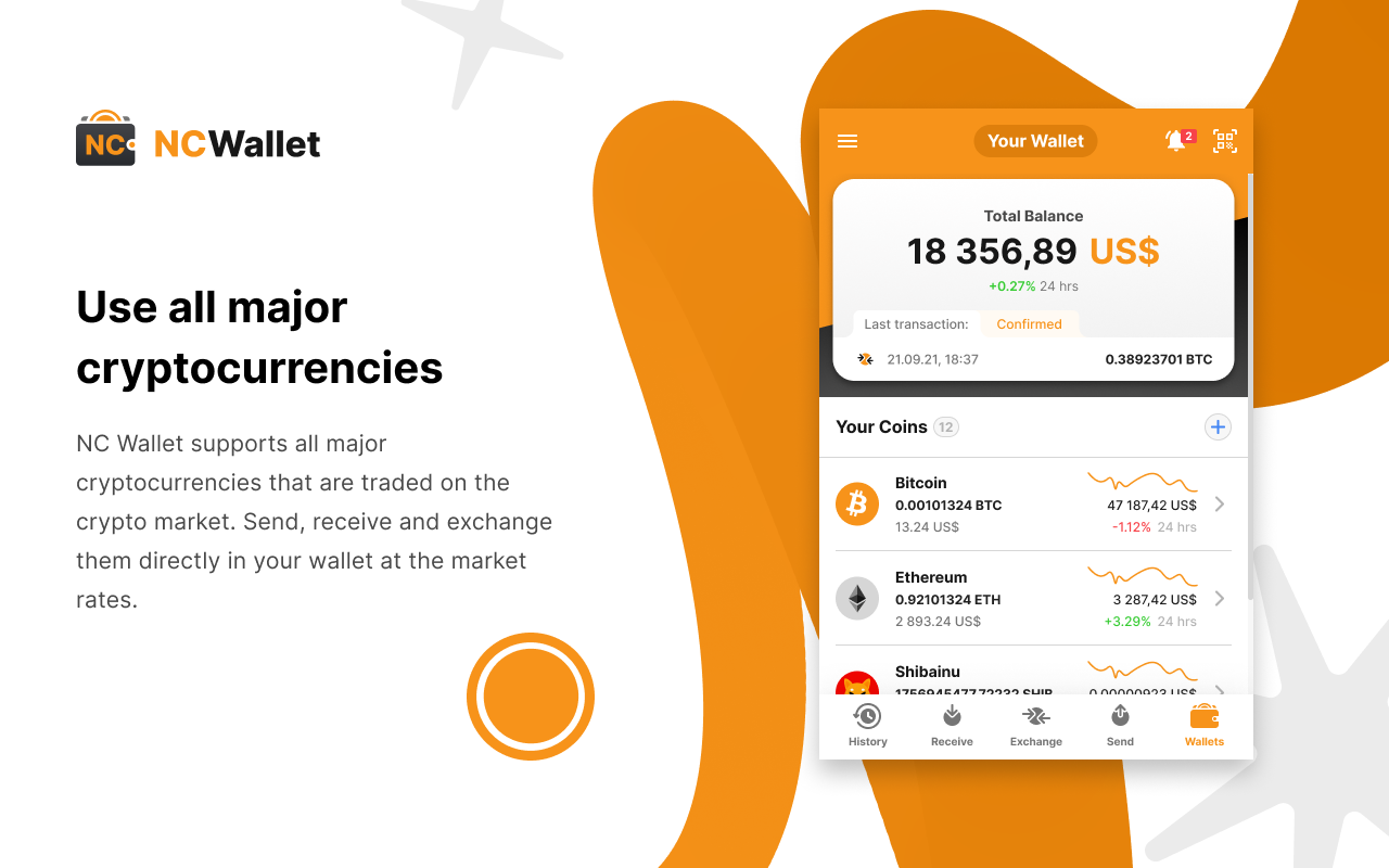 NC Wallet: Crypto wallet without fees截图2