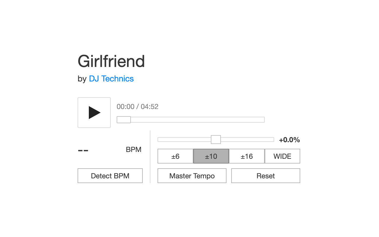 Bandcamp Tempo Adjust截图1
