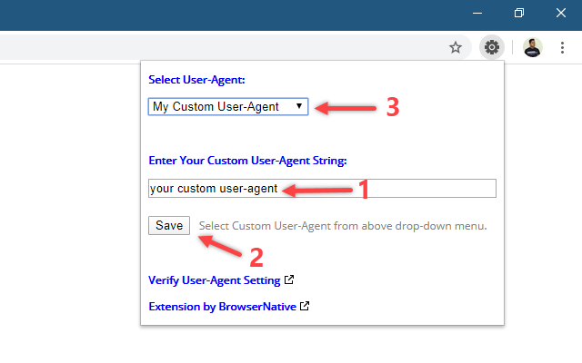 User-Agent Switcher (Deprecated)截图1