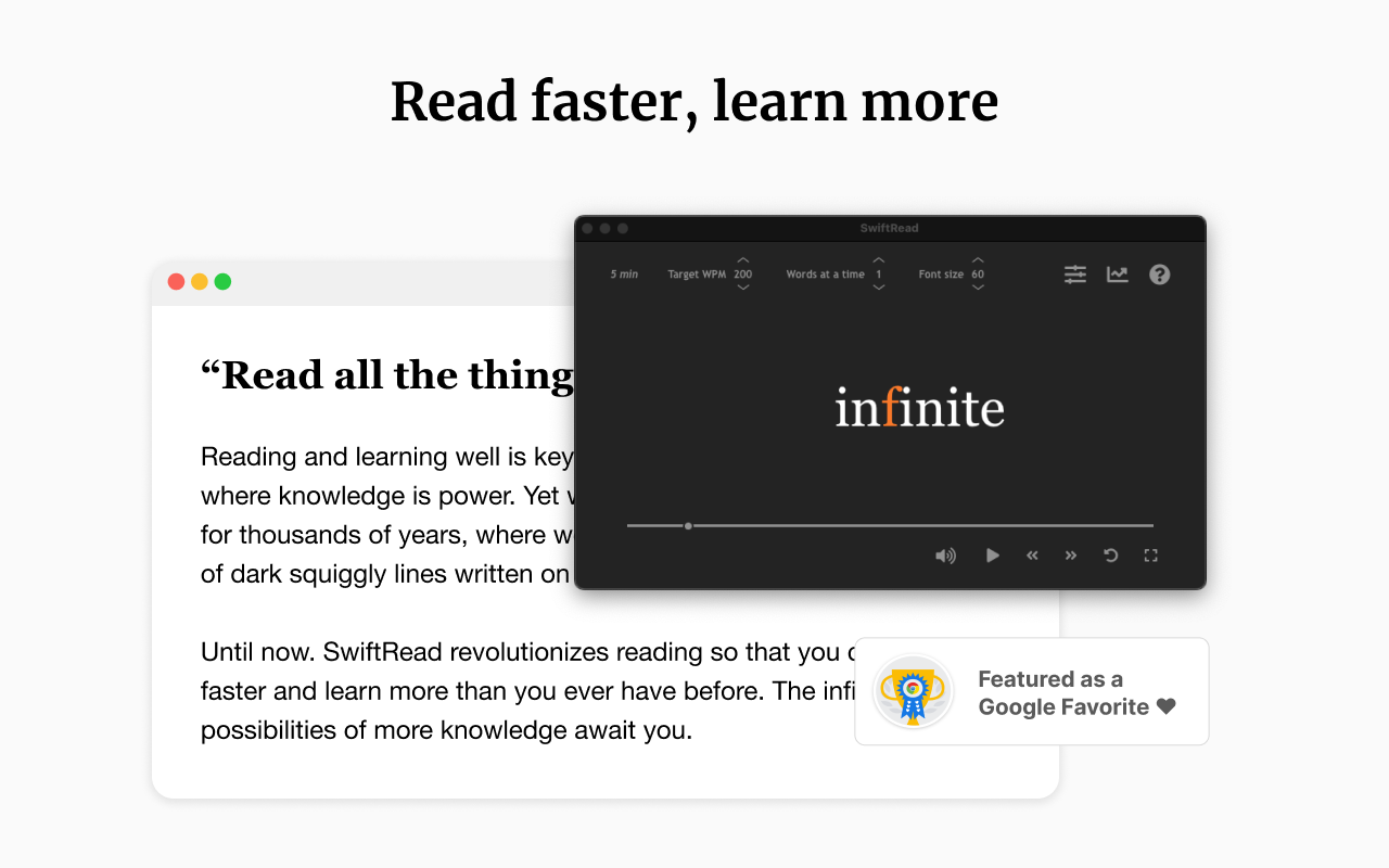 SwiftRead - read faster, learn more截图3