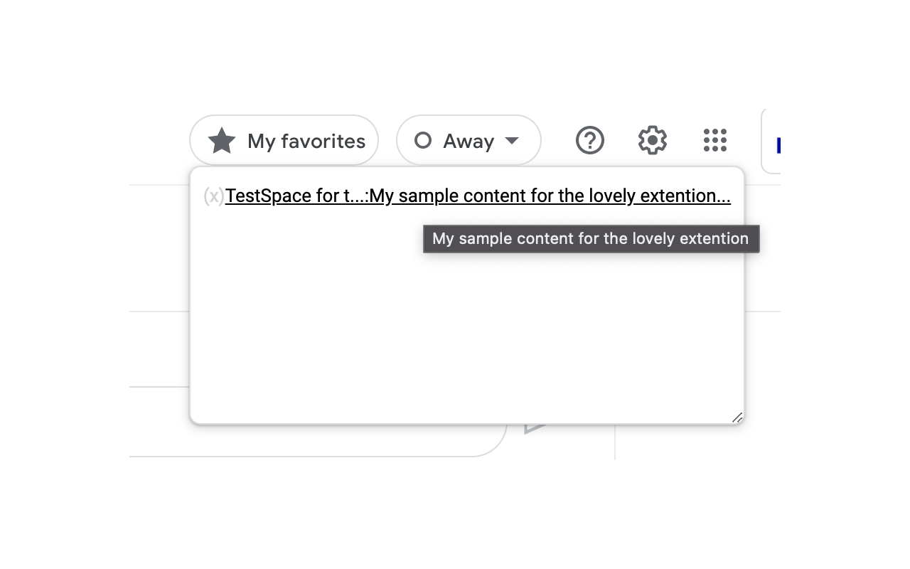 Google Chat My Favorites截图2