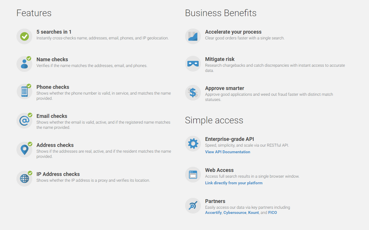 Whitepages Pro for Cybersource截图2