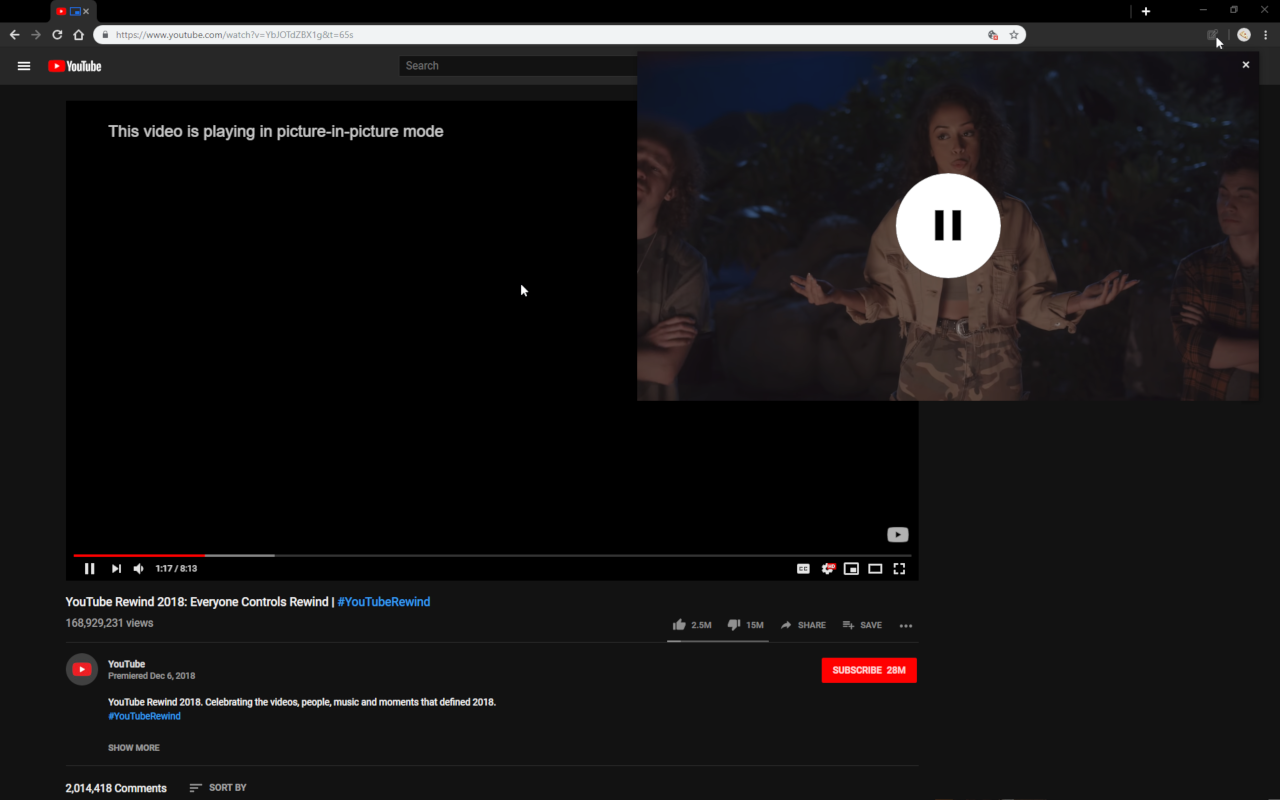Chrome Video Pop-out截图1