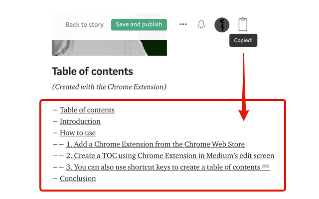 TOC of Medium截图1