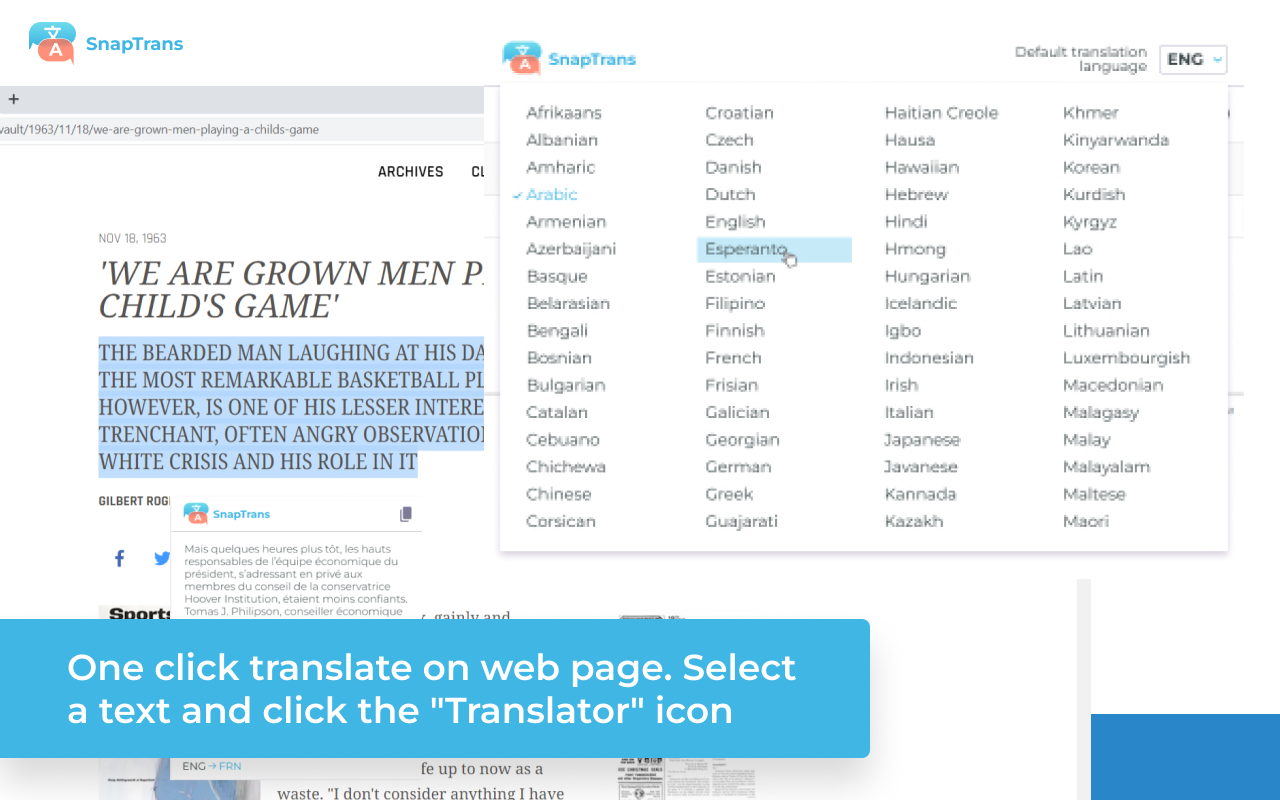 SnapTrans Translate截图1