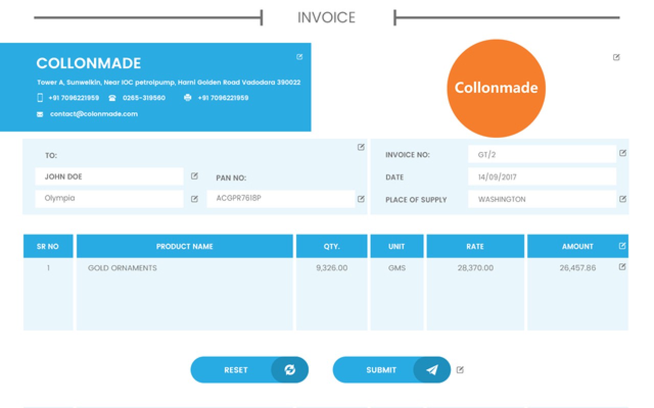 Simple Invoice截图1