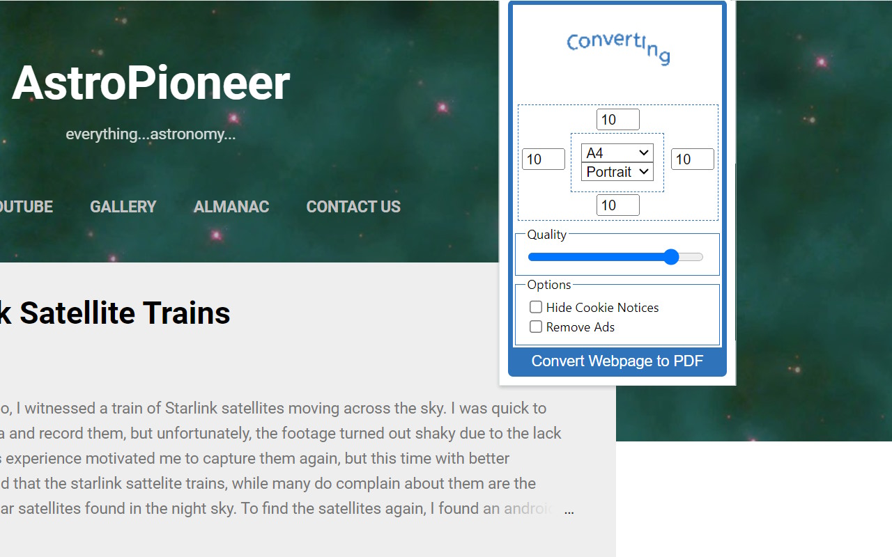 Webpage to PDF截图1