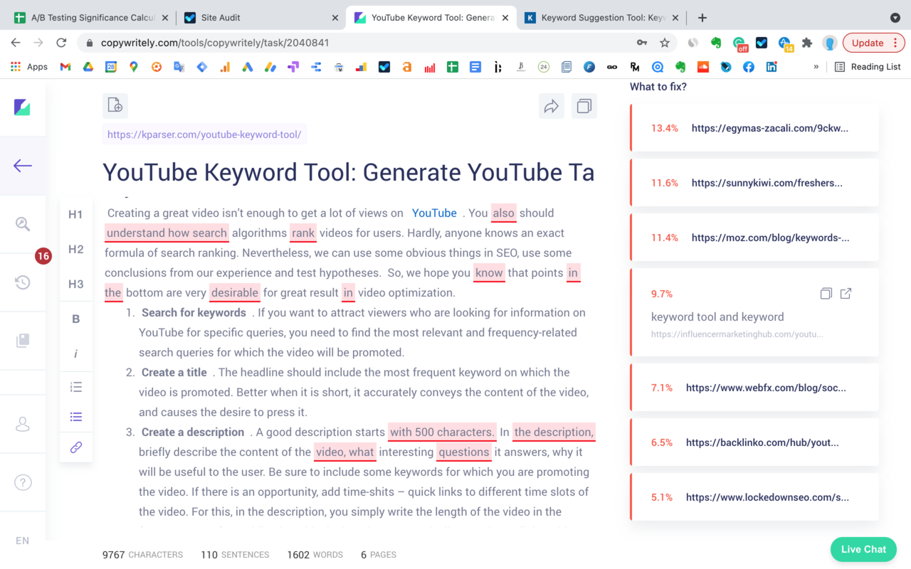 SEO Content Checker: Plagiarism & Readability截图1