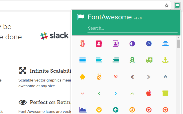 FontAwesome Picker截图1