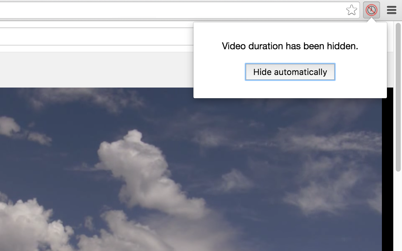 Hide video duration on YouTube by Denis截图1