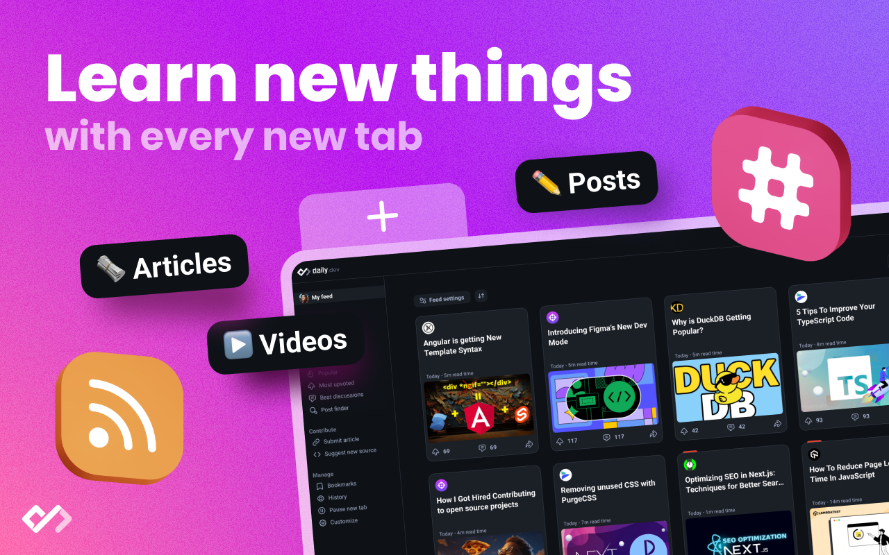 daily.dev | The homepage developers deserve截图3