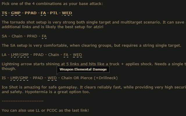 Path of Exile abbreviation helper.截图1