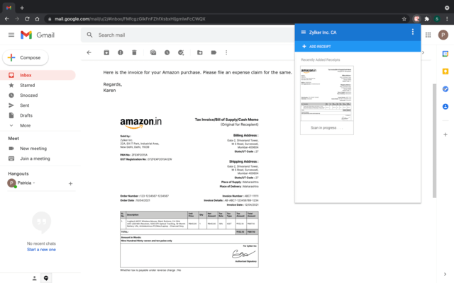 Zoho Expense截图5