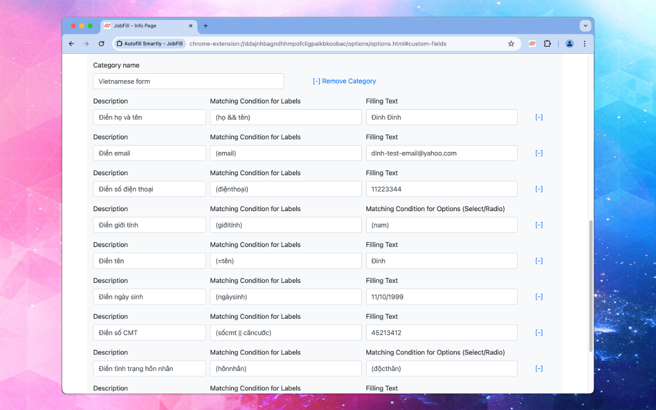 Autofill Smartly - JobFill截图1