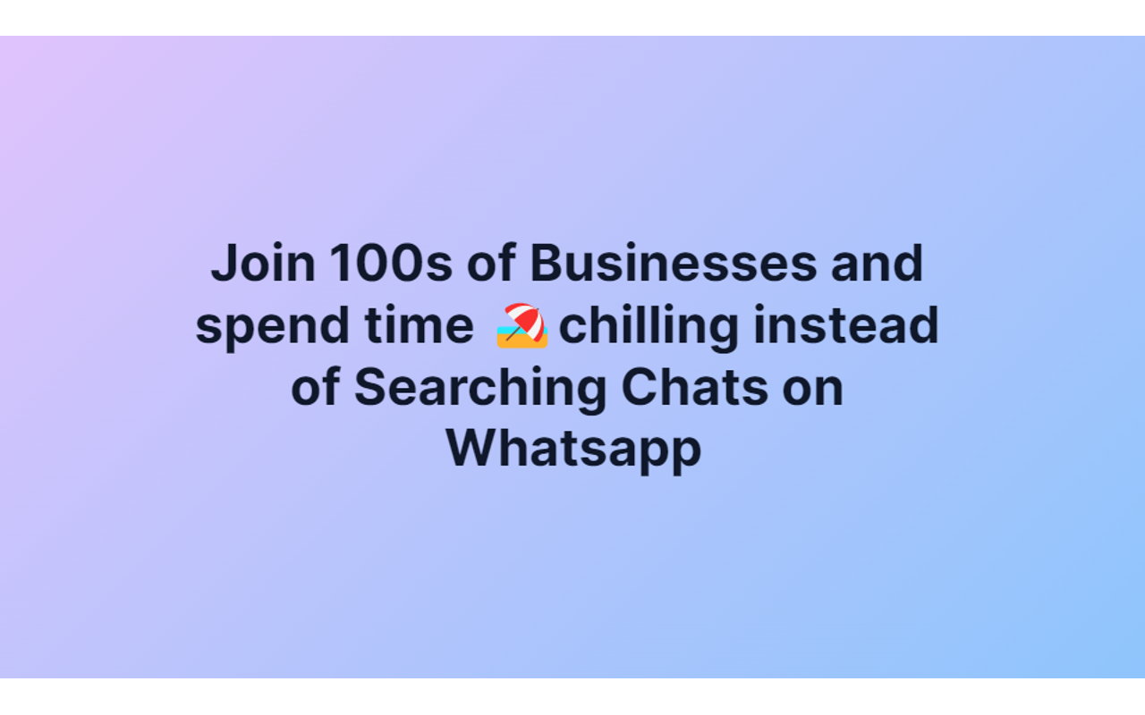 Manage WhatsApp Inbox截图1