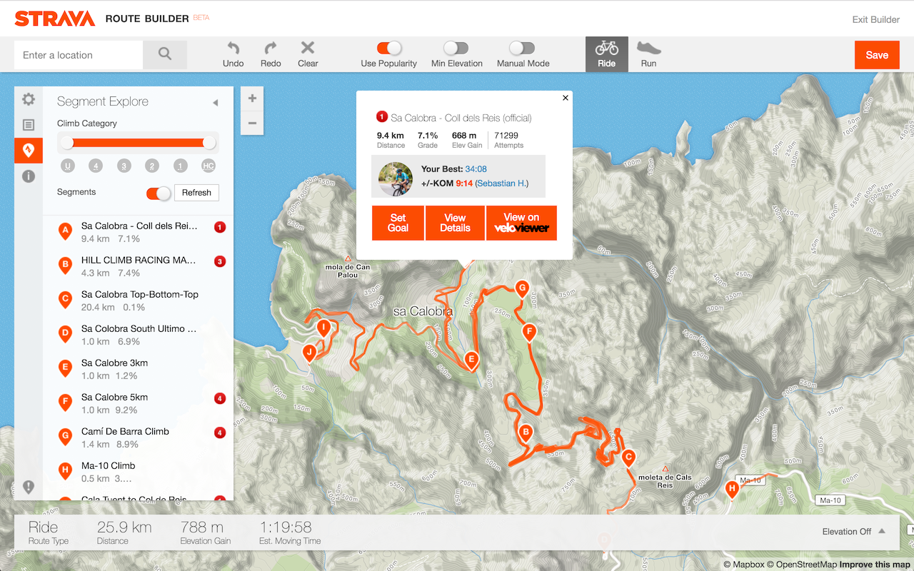 VeloViewer Strava Plugin截图1