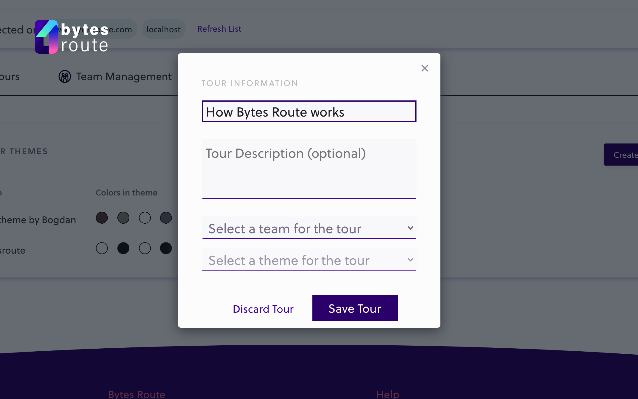 Bytes Route - Free digital adoption platform.截图2
