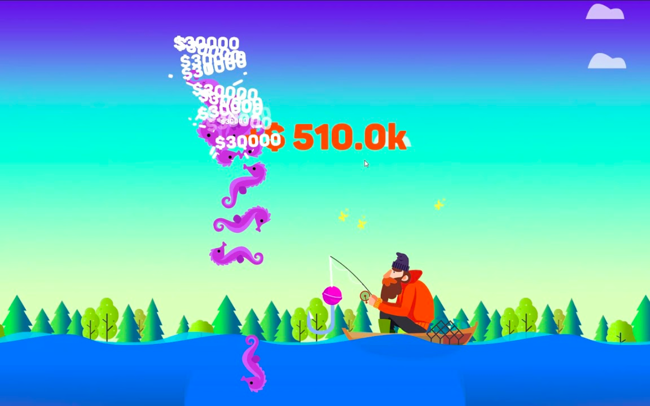 Tiny Fishing - Free Game截图4