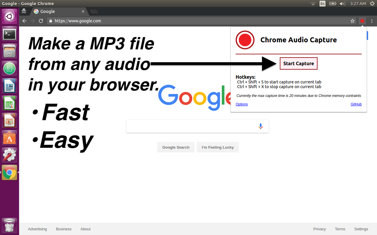 Chrome Audio Capture截图2